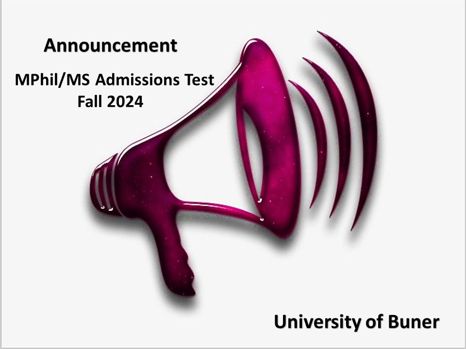 𝐈𝐦𝐩𝐨𝐫𝐭𝐚𝐧𝐭 𝐀𝐧𝐧𝐨𝐮𝐧𝐜𝐞𝐦𝐞𝐧𝐭  MPhil/MS Admissions